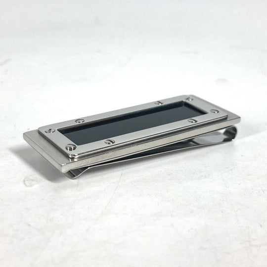 CARTIER Money clip Stainless Steel Silver Santos de Cartier Money Clip mens Used Authentic