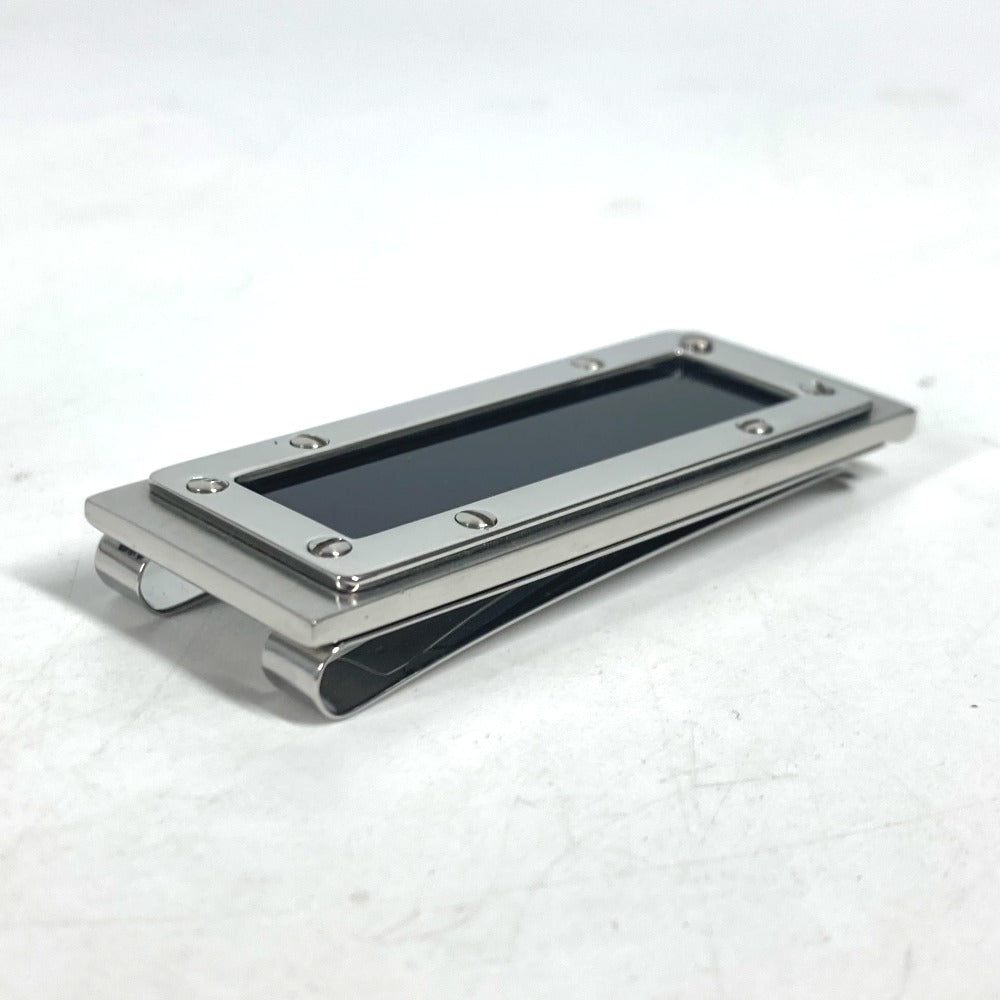 CARTIER Money clip Stainless Steel Silver Santos de Cartier Money Clip mens Used Authentic