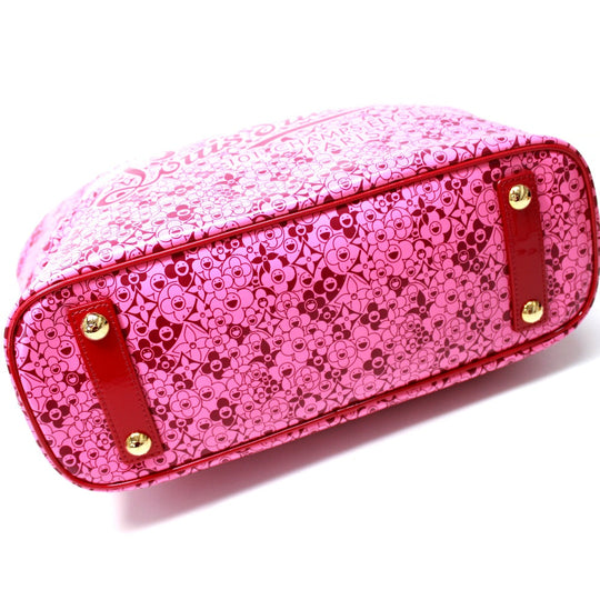 LOUIS VUITTON Tote Bag M93160 PVC pink Beach line Cosmic PM Women Used Authentic