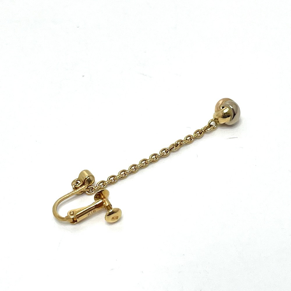 CARTIER Earring 18K Yellow Gold gold Trinity Ball 1PD