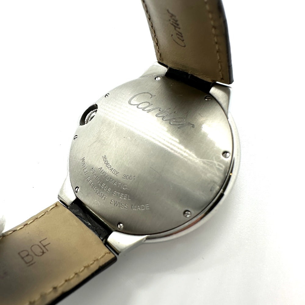 CARTIER Watches Mechanical Automatic W69016Z4 Stainless Steel Silver Ballon Bleu de Cartier Silver dial mens Used Authentic