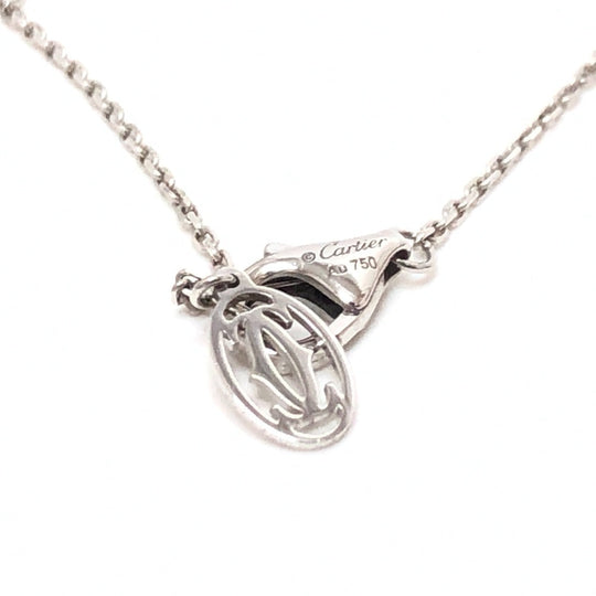 CARTIER Necklace K18WG Silver K18WG Amour XS Women Used Authentic