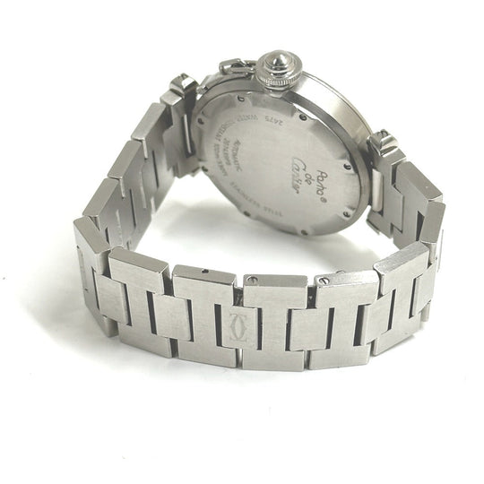 CARTIER Watches Mechanical Automatic W31055M7  Stainless Steel Silver Pasha C Big Date white dial mens Used Authentic