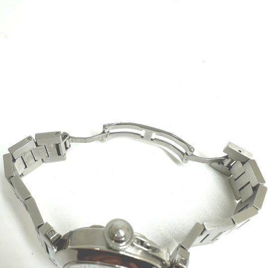 CARTIER Watches Mechanical Automatic W31055M7  Stainless Steel Silver Pasha C Big Date white dial mens Used Authentic