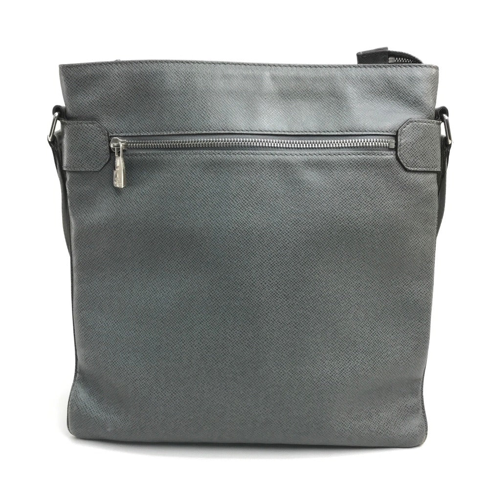 LOUIS VUITTON Shoulder Bag M32630 Taiga Leather gray Taiga Sasha mens Used Authentic