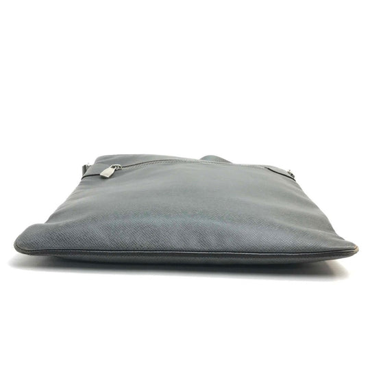 LOUIS VUITTON Shoulder Bag M32630 Taiga Leather gray Taiga Sasha mens Used Authentic