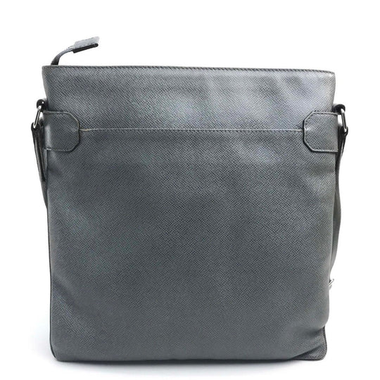 LOUIS VUITTON Shoulder Bag M32630 Taiga Leather gray Taiga Sasha mens Used Authentic