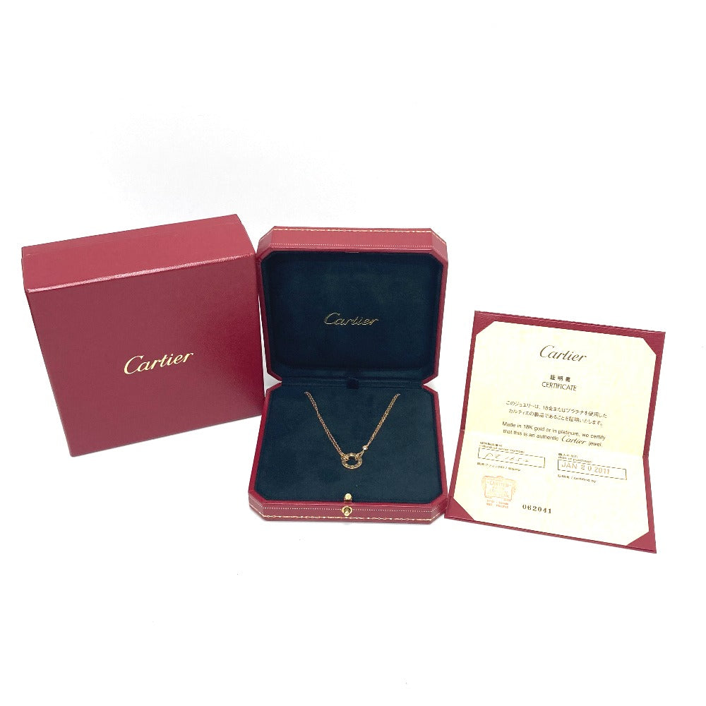 CARTIER Necklace 18K Pink Gold gold Love circle Women Used Authentic