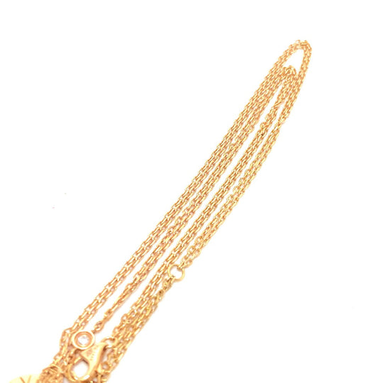 CARTIER Necklace 18K Pink Gold gold Love circle Women Used Authentic
