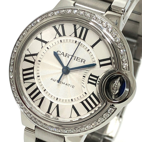 CARTIER Watches Mechanical Automatic W4BB0016 Stainless Steel Silver Ballon Bleu 33MM Ballon Bleu de Cartier Silver dial unisex(Unisex) Used Authentic