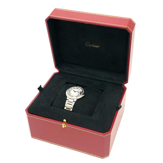 CARTIER Watches Mechanical Automatic W4BB0016 Stainless Steel Silver Ballon Bleu 33MM Ballon Bleu de Cartier Silver dial unisex(Unisex) Used Authentic