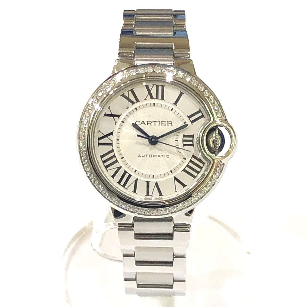 CARTIER Watches Mechanical Automatic W4BB0016 Stainless Steel Silver Ballon Bleu 33MM Ballon Bleu de Cartier Silver dial unisex(Unisex) Used Authentic