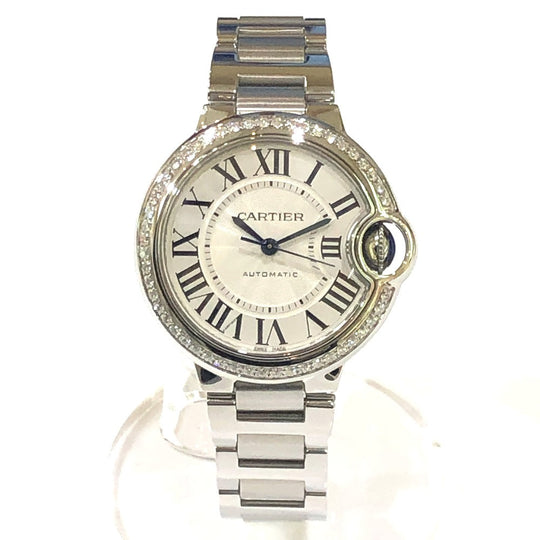 CARTIER Watches Mechanical Automatic W4BB0016 Stainless Steel Silver Ballon Bleu 33MM Ballon Bleu de Cartier Silver dial unisex(Unisex) Used Authentic