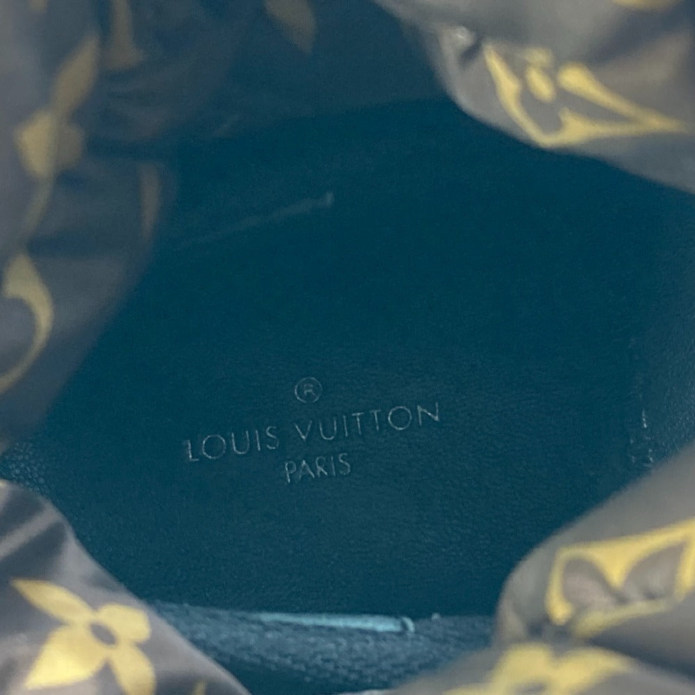 LOUIS VUITTON boots 1A8T3W Nylon, Nylon White x brown Shoe Monogram Pillow Line Ankle Boots Women 37 Used Authentic