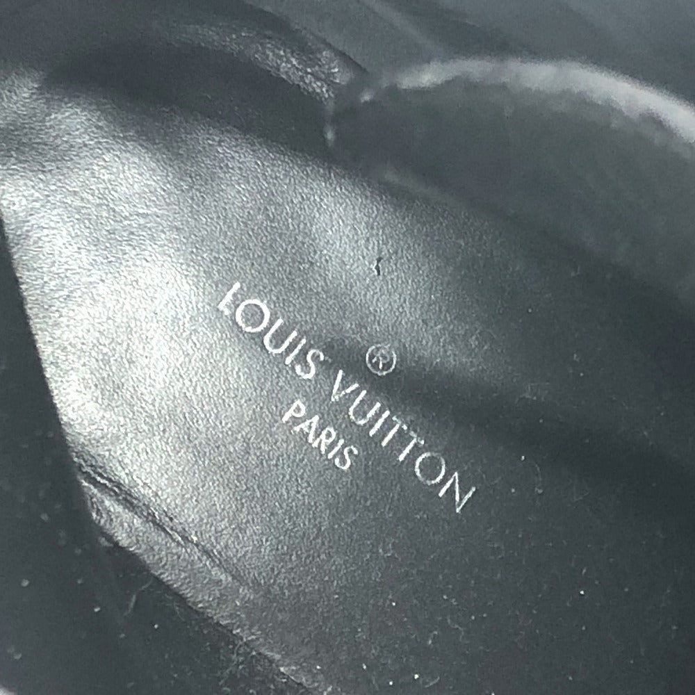 LOUIS VUITTON boots MA1117 leather black Star trail line Women 36.5 Used Authentic