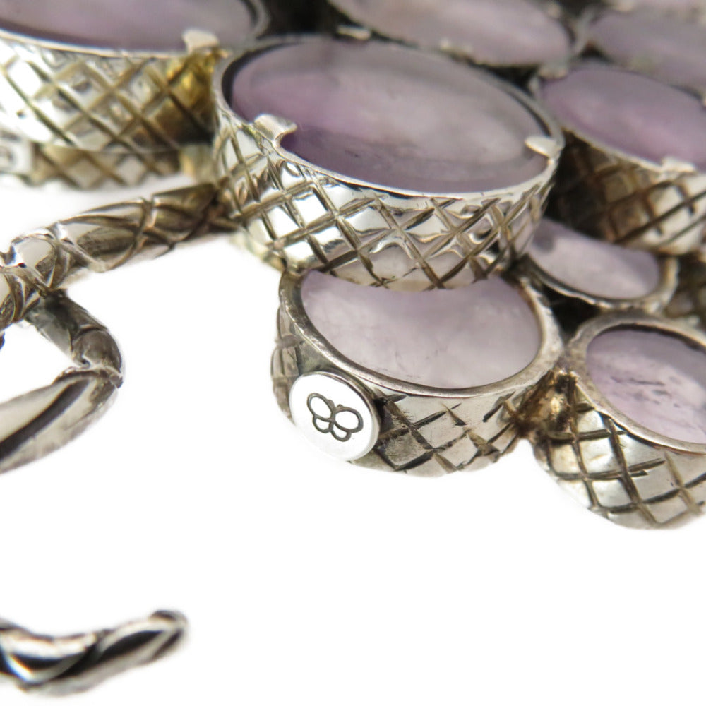 BOTTEGAVENETA Necklace Amethyst, Silver925 purple Grape amethyst Women Used Authentic