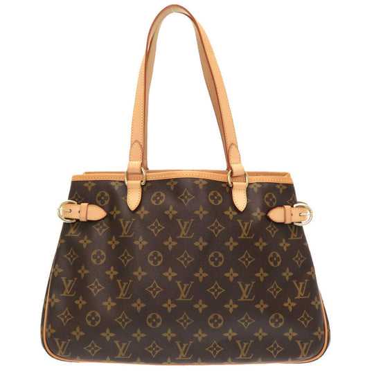 LOUIS VUITTON Tote Bag M51154 Monogram canvas Brown Monogram Batignolles Horizontal Women Used Authentic