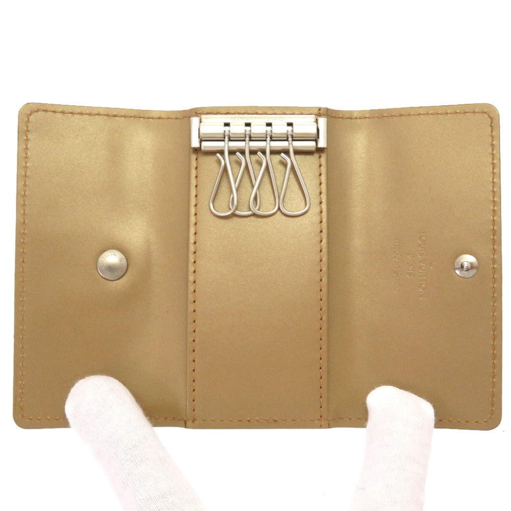 LOUIS VUITTON Key case Key holder  M65167 Monogram mat Amble Monogram Ambre Multicles4 Women(Unisex) Used Authentic