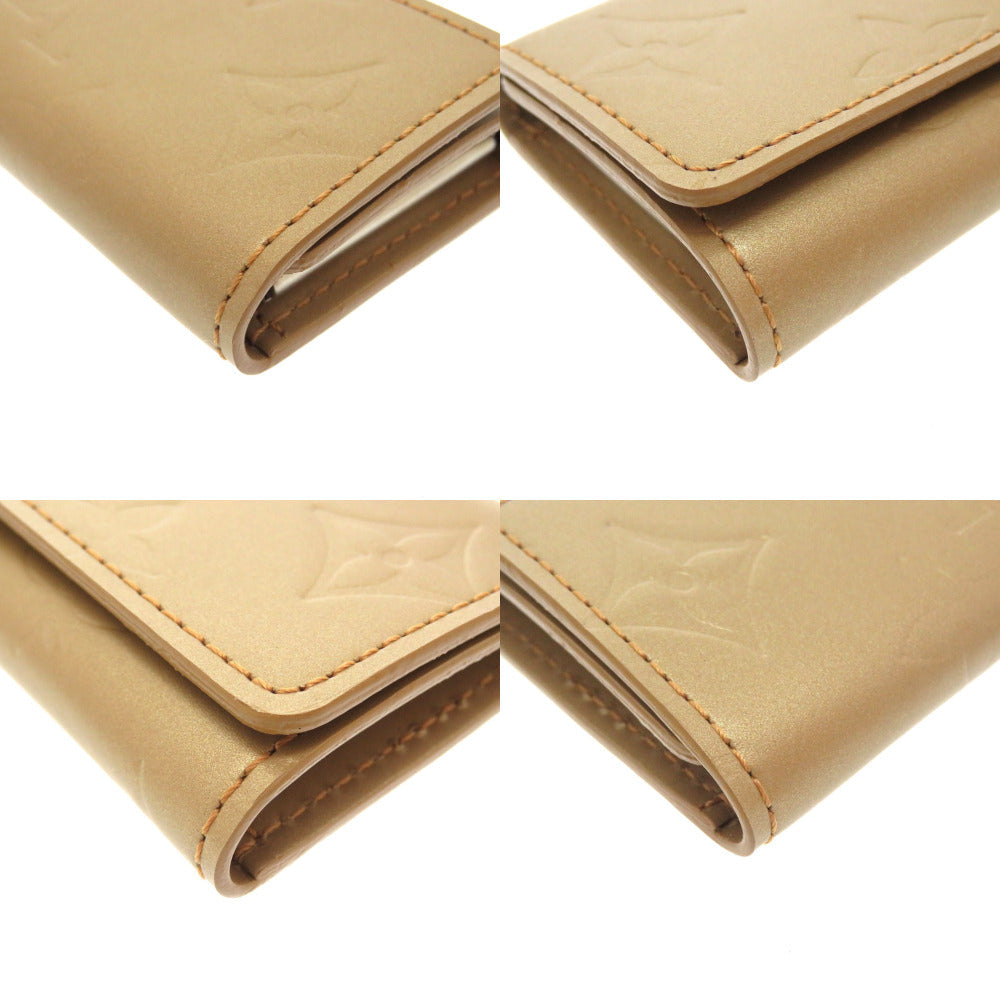 LOUIS VUITTON Key case Key holder  M65167 Monogram mat Amble Monogram Ambre Multicles4 Women(Unisex) Used Authentic