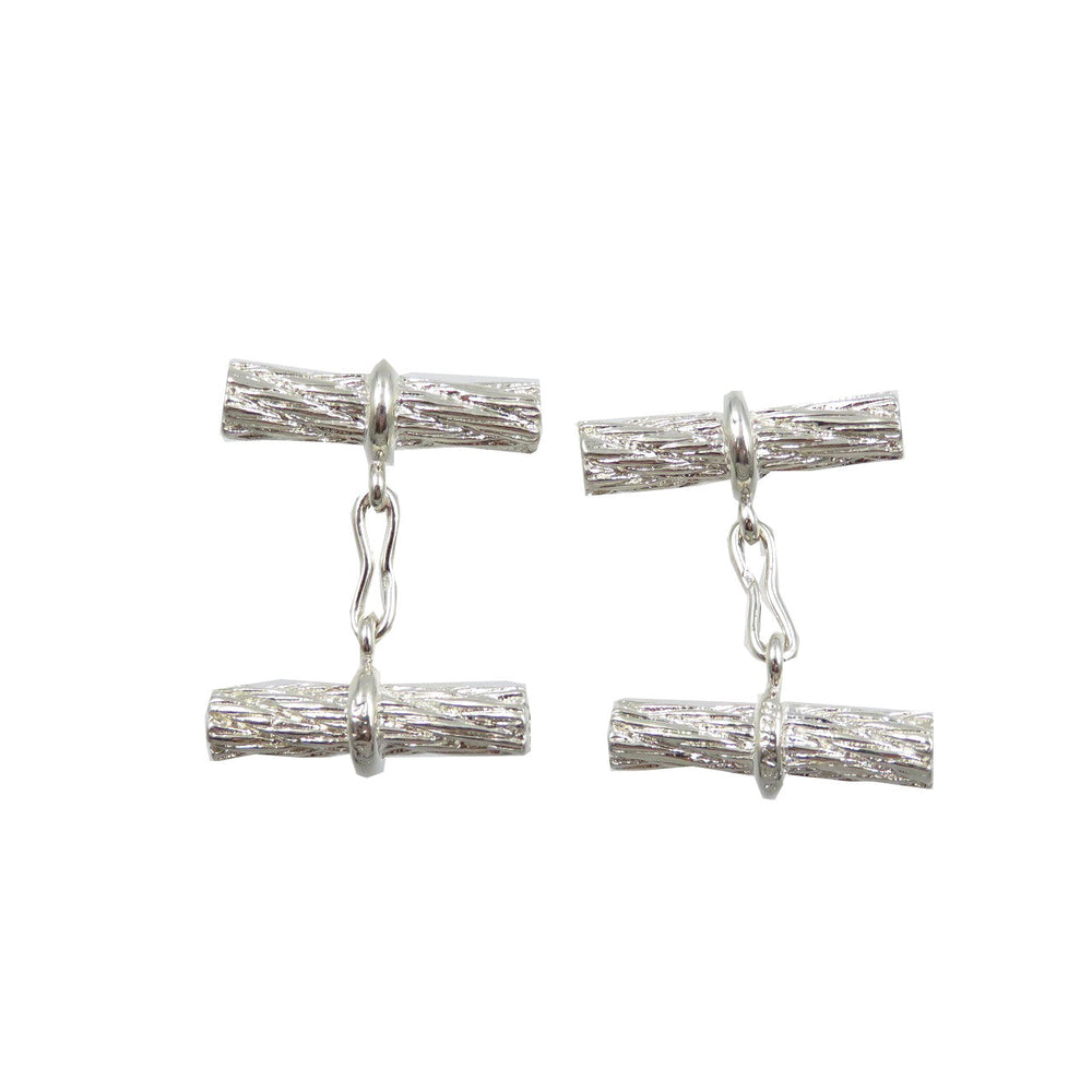 HERMES cuffs Silver925 Silver Rope motif mens Used Authentic