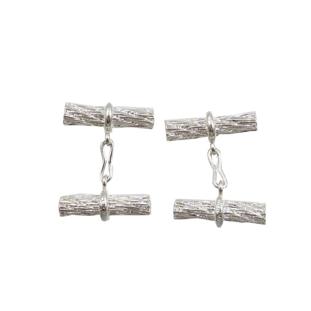 HERMES cuffs Silver925 Silver Rope motif mens Used Authentic
