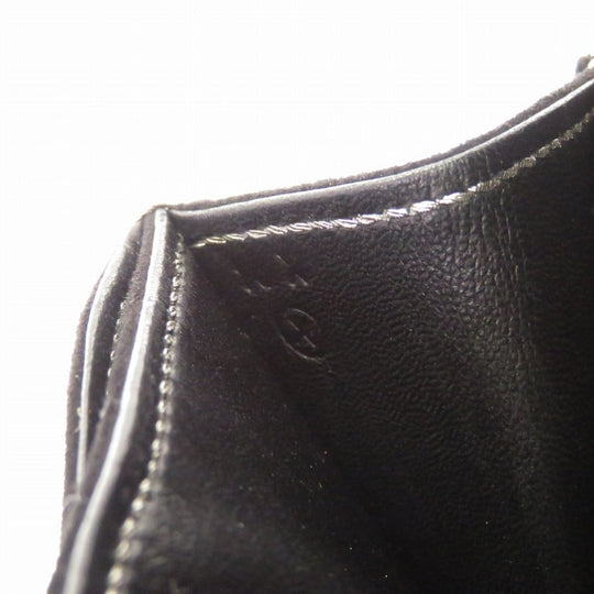 HERMES Clutch bag Doblis black Silverstitch Navet Women Used Authentic