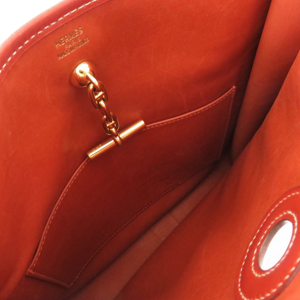 HERMES Shoulder Bag straw beige Vespa PM Women Used Authentic