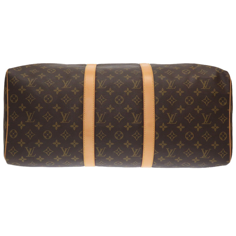 LOUIS VUITTON Boston Duffel bag M41426 Monogram canvas Brown Monogram Keepall 50 mens Used Authentic