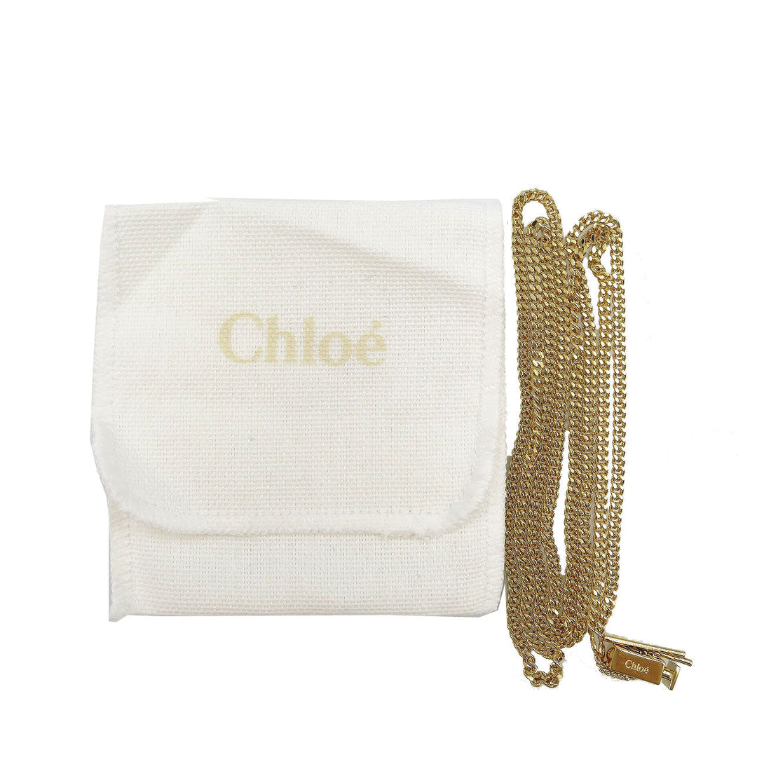Chloe Necklace metal gold Women Used Authentic