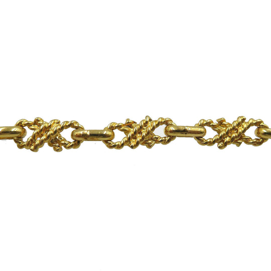 CELINE Necklace metal gold Women Used Authentic