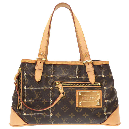 LOUIS VUITTON Handbag M40140 Monogram canvas Brown Monogram Rivette Women Used Authentic