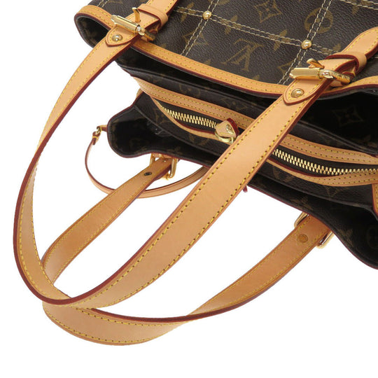 LOUIS VUITTON Handbag M40140 Monogram canvas Brown Monogram Rivette Women Used Authentic