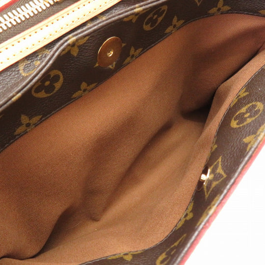 LOUIS VUITTON Handbag M40140 Monogram canvas Brown Monogram Rivette Women Used Authentic