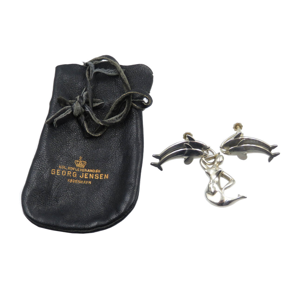 Georg Jensen Earring Silver925 Silver Women Used Authentic