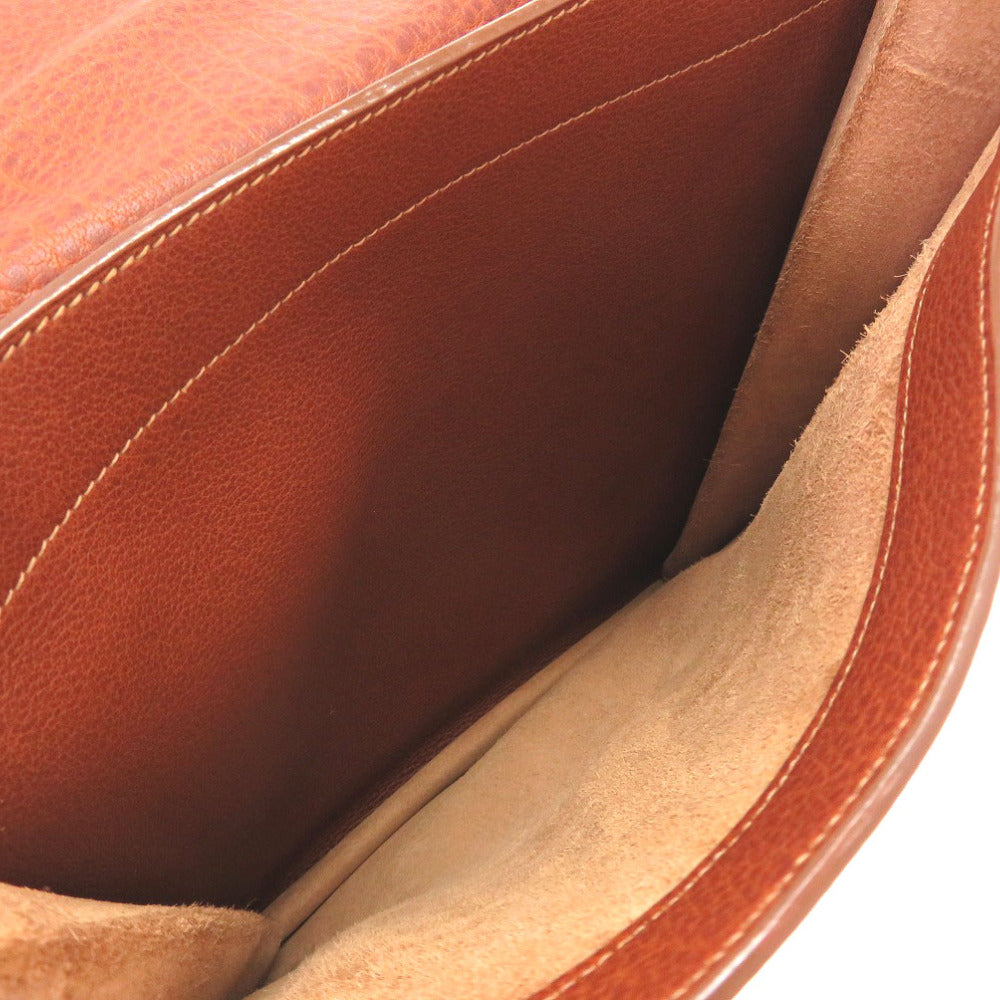 HERMES Shoulder Bag Buffl Brown Sac Adepesh DPLG mens Used Authentic