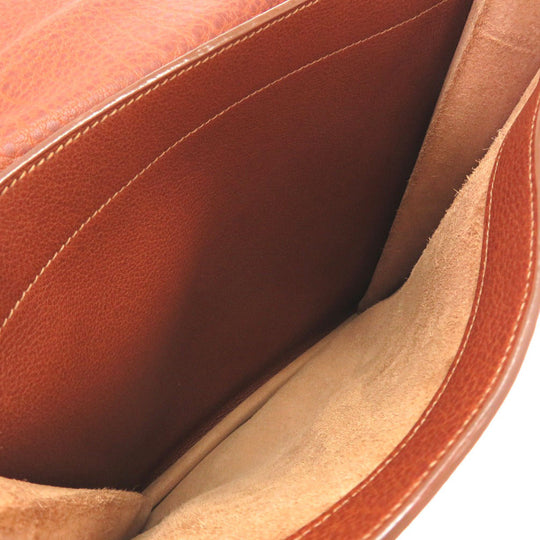 HERMES Shoulder Bag Buffl Brown Sac Adepesh DPLG mens Used Authentic