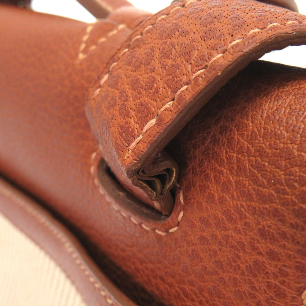 HERMES Shoulder Bag Buffl Brown Sac Adepesh DPLG mens Used Authentic