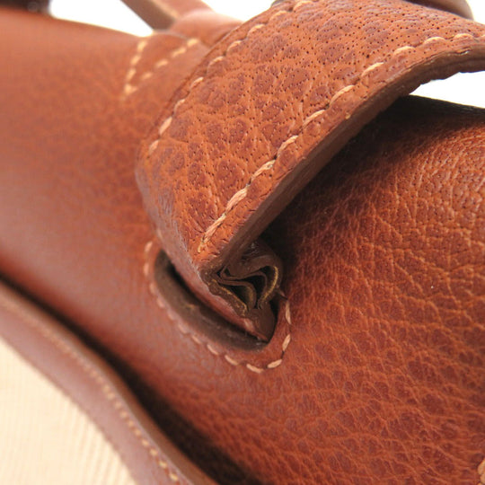 HERMES Shoulder Bag Buffl Brown Sac Adepesh DPLG mens Used Authentic