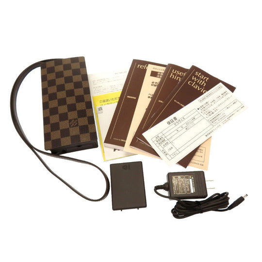 LOUIS VUITTON computer MC/HC 300 HC Plastic, Leather Brown Damier Small mini laptop Clavier 25th anniversary staff limited mens(Unisex) Used Authentic