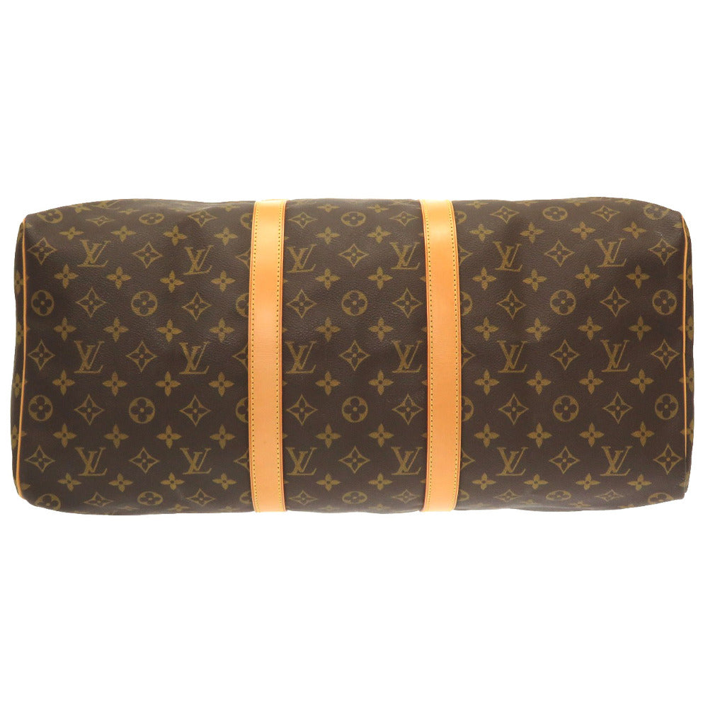 LOUIS VUITTON Boston Duffel bag M41426 Monogram canvas Brown Monogram Keepall 50 mens Used Authentic