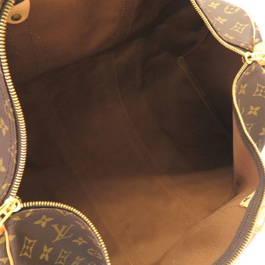 LOUIS VUITTON Boston Duffel bag M41426 Monogram canvas Brown Monogram Keepall 50 mens Used Authentic