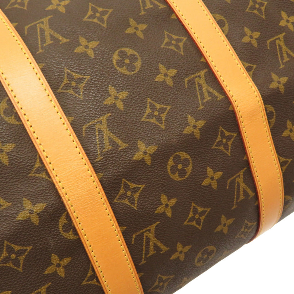 LOUIS VUITTON Boston Duffel bag M41426 Monogram canvas Brown Monogram Keepall 50 mens Used Authentic