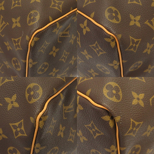 LOUIS VUITTON Boston Duffel bag M41426 Monogram canvas Brown Monogram Keepall 50 mens Used Authentic