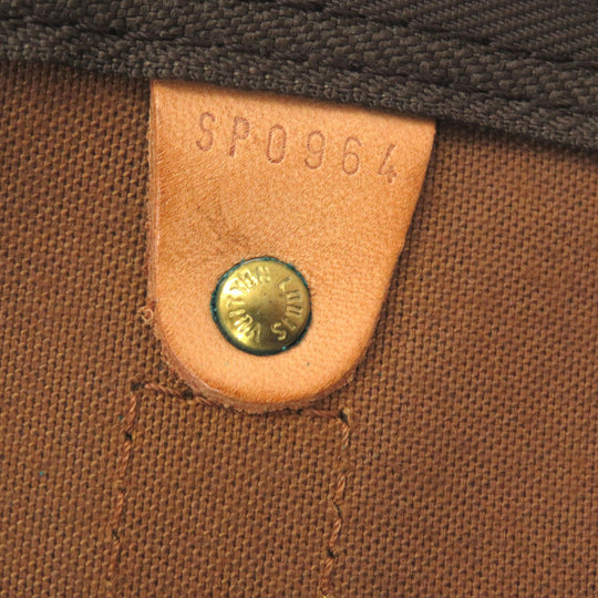 LOUIS VUITTON Boston Duffel bag M41426 Monogram canvas Brown Monogram Keepall 50 mens Used Authentic