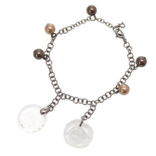 Dior bracelet metal Cancer metallic Women Used Authentic