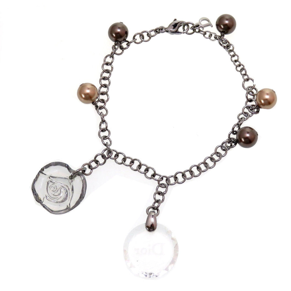 Dior bracelet metal Cancer metallic Women Used Authentic