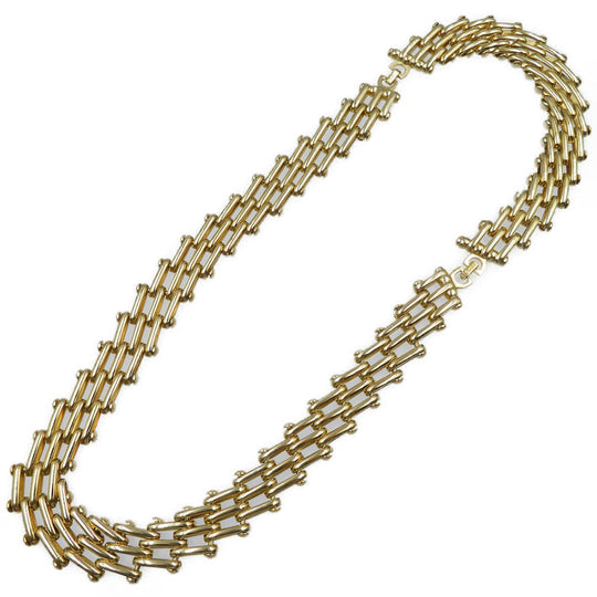 Christian Dior Necklace metal gold Women Used Authentic