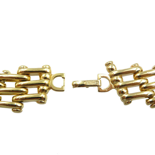 Christian Dior Necklace metal gold Women Used Authentic