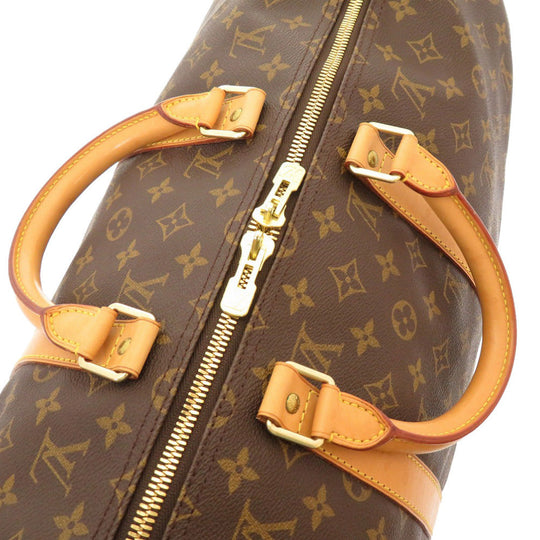 LOUIS VUITTON Boston Duffel bag M41426 Monogram canvas Brown Monogram Keepall 50 mens(Unisex) Used Authentic