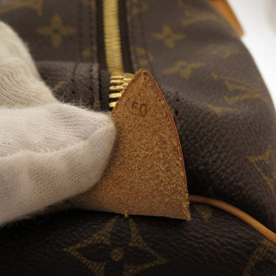 LOUIS VUITTON Boston Duffel bag M41426 Monogram canvas Brown Monogram Keepall 50 mens(Unisex) Used Authentic